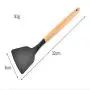 Silicone Cooking Kitchenware Set 11 Pieces Natural Wooden Handle Non-stick Pot Non-toxic Tableware Best Silicone Kitchenware Tool Gift Chef and Housewife Good Helper