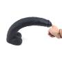 Labibing 15.6 Inch Body Relax Massager Wand Soft Silicone Real Feel Massage Toy with Suction Cup Labibing (Color : Black)
