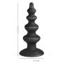 Romi Silicone Suction Cup Anal Trainer Butt Plugs Anal Plug - Five Beads Pagoda Anal Sex Toy