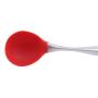 YouCY Hollow Handle Spoon Multifunction Tableware Silicone Soup Spoons Stainless Steel Kitchenware Cooking Kitchen Tool Dining Accessories For Home,Red