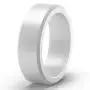ThunderFit Silicone Rings for Men 4 Rings / 1 Ring - Flat Top Angled Edge Rubber Wedding Bands 9.8mm Wide - 2mm Thick