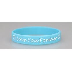 RIYIN Custom Silicone Wristband, 100pcs-Pack (100pcs Wristbands Need be Same)