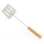 Practical Picnic Kebab Stainless Steel Wooden Handle Outdoor Barbecue Accessories Three Sets