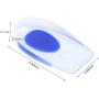Wonderwin Silicone Gel Heel Cups - Shoe Inserts for Plantar Fasciitis, Sore Heel, Heel Pain, Heal Dry Cracked Heels, Achilles Tendinitis - Foot Comfort Pads - Support (4 Pair, Mens (7-12)