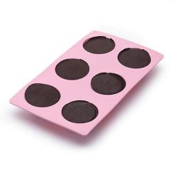 Sweetly Does It Silicone Tea Cake Mould 6 Hole, 29.5x17.5cm, Sleeved