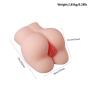 Heiyy 3D Dolls Mens Male Adult Toys,Best Men Couples 3D Realistic Lifelike Toys for Men Male with 2 Entries Artificial Silicone Cup Underwear Soft Hands Free (Color : Skin)