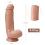 STOYOU 6 Inch Realistic-?ìld`? Silicone Relaxation Massager Toys for Women