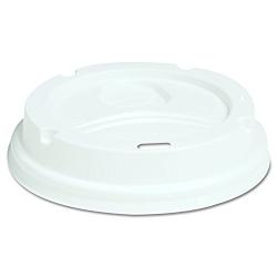 Dixie 10-16 oz. Dome Hot Coffee Cup Lids by GP PRO (Georgia-Pacific), White, D9542, 1,000 Count (100 Lids Per Sleeve, 10 Sleeves Per Case)