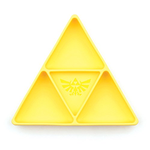 Bumkins Nintendo Zelda Silicone Grip Dish, Suction Plate, Divided Plate, Baby Toddler Plate, BPA Free, Microwave Dishwasher Safe