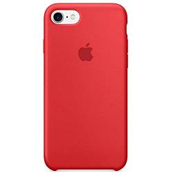 Kekleshell iPhone 8 Silicone Case 4.7", iPhone 7 Silicone Case, Soft Liquid Silicone Case with Soft Microfiber Cloth Lining Cushion -4.7inch (Red)