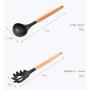 JunbosiKitchenware Silicone Kitchenware 11 Piece Set Nonstick Kitchenware Silicone Cooking Spoon Shovel Set,Gray