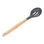 Runshiwan Wood Handle Silicone Kitchenware Non-stick Cook Utensils (Leakage Spoon)