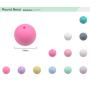 Wendysun 100PC 12mm Premium Round Silicone Loose Bead for Baby Sensory Teethers, Nursing Necklaces, Bracelets and Fashionable Jewelry | Chewing Beads (Mix Colour)