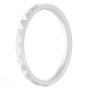 ThunderFit Thin and Stackable Silicone Rings, 8 Rings / 4 Rings / 1 Ring - Silicone Wedding Bands for Women - Diamond Pattern