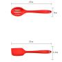 SKYyao Kitchen utensil set Silicone Kitchen utensils 6 pieces set kitchen utensils set cooking shovel spoon tool non-stick pot kitchenware Silicone