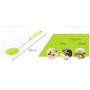 JunbosiKitchenware 6 Piece Set of Bow Handle Non-Stick Pan Silicone Shovel Silicone Kitchenware