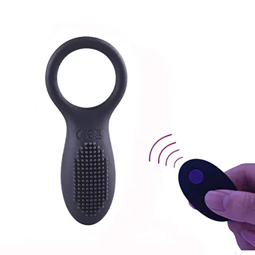 XINGUANG Silicone Male Ring Massage Adult Toys Dicks Play Stimulators Things for Men Women and Couples Waterproof Black