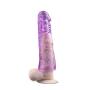 NewMaxer Condom Extender,Soft Silicone Penis Extender Enlarger Sleeve Condom Sexual Delay Ejaculation Toy for Men (Purple)