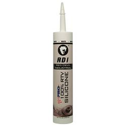 Red Devil 0816/OI White RD PRO Industrial Grade RTV 100% Silicone Sealant, 10.1 fl. oz. Cartridge