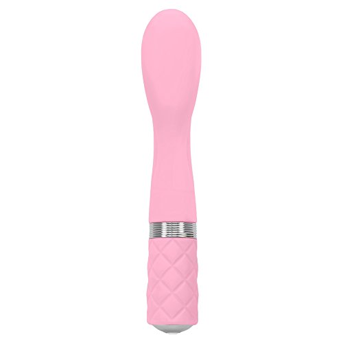 Pillow Talk Sassy G-Spot Silicone Rechargeable Vibrator, 8 Inch, Pink