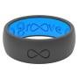 Groove Life - Silicone Ring for Men and Women Wedding or Engagement Rubber Band with Lifetime Coverage, Breathable Grooves, Comfort Fit, and Durability - Original Solid