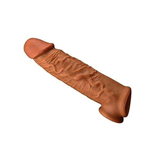 Lycwsd001 Big Silicone Cóndom Reusable Pênnís Sleeve Enlargement Toys for Men Chástity Clítoris Stímulator Pênnís Rings Enjoy at Any Time lycwsd001