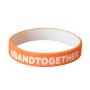 Reminderband 100 Custom Luxe Silicone Wristbands - Personalized Customizable Silicone Rubber Bracelets - Customized for Motivation, Events, Gifts, Support, Fundraisers, Awareness - Men, Women, Kids