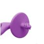 Mombella Dancing Elephant Silicone Baby Teether &Toothbrush for Teeth Beginning & Eruption Period. Relieve Pain&Itch, Clean Tongue&Gum. with a Free Clip, Purple, 3M+