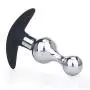 KUKALE Bùtt Plùg Metal + Silicone Out Anāl Plùg Māstürbatōr Pull Sèx Tóy Víbrátor