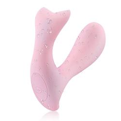 G Spot Mermaid Vibrator, Electric Handheld Sex Toy for Female Adult with Bluetooth Remote Control by Phone, Food Grade Silicone with IP66 Waterproof [Pink]