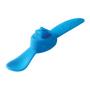 oogaa Home Baby Feeding Spoon Gentle on Gums Fun Shape Toddlers Love Tugboat, Blue