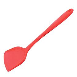 Silicone spatula High temperature resistance Kitchenware Silicone scraper Cake cream butter spatula For cooking and baking,Red