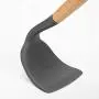LDGR Pancake Spatula Silicone Kitchenware Spatula Colander Spoon Butter Scraper with Beech Handle Hole Hook Design Wooden Silicone Cover