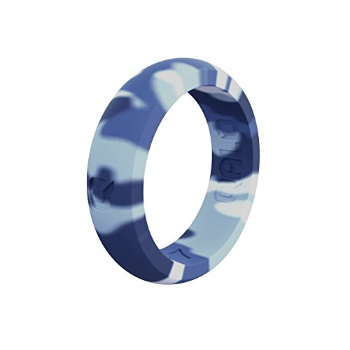 Womens Arctic Camo Classic Q Q2X Silicone Ring Size 11