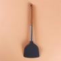 Flybloom Stainless Steel Kitchen Spatula Shovel Spoon Set Silicone Handle Spatula Non-slip Home Restaurant Cooking Shovel Soup Spoon Kitchenware,Spatula