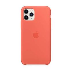 Apple Silicone Case (for iPhone 11 Pro) - Clementine (Orange)