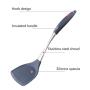 Li xin Non-Stick and Heat Resistant Utensils for Cooking, Stainless Steel Silicone Kitchenware Set 2-Piece Set, Anti-scalding Insulated Handle