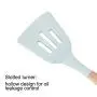 9PCS 10PCS Blue Silicone Kitchenware Set Kitchen Spatula Spoon Set Wooden Storage Tube