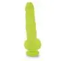 Lickerlish SPATTS 8.5" Premium Silicone Dildo Neon Green with Suction Cup