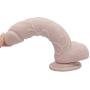 Ultra-long Super Large Realistic Massager With Powerful Suction Cup Handheld Personal Body Massage, Hand-held Full Body Wand Rocking and Flexible Large Soft Curved Silicone Stick Female Toy CHUKRUK092