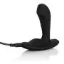 Calexotics Eclipse Tapered Roller Ball Probe Silicone Beaded Vibrator Prostate Plug, Black