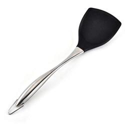 Silicone Kitchenware Stainless Steel Handle Spatula Non-stick Pan High Temperature Shovel Cooking Tool