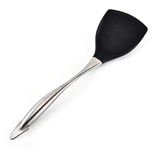 Silicone Kitchenware Stainless Steel Handle Spatula Non-stick Pan High Temperature Shovel Cooking Tool