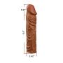 Reusable Condom Penis Sleeve Extender,Silicone Penis Sleeve Extender Enlargement Male Chastity Sex Toys Extension Cock Sleeves Dick Sock Reusable Condoms for Men