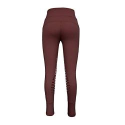 HR Farm Womens Silicone Tights Horse Riding Gel Grip Pull On Leggings with Pocket