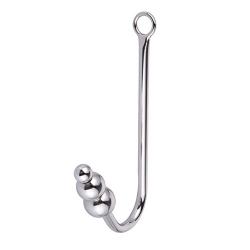 Kingkun Waterproof Metal Amal Beads -Stainless Steel Butte Plug Hook Adult Six-Toys for Women&Couple