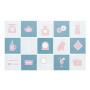 Multi-functional Kitchen helper 5 PCS Kitchen Anti-oil Proof Decorative Wall Stickers Aluminum Foil Kitchen Stove Cabinet Stickers Self Adhesive Wall Stick, Kitchenware Pattern, Size: 75
