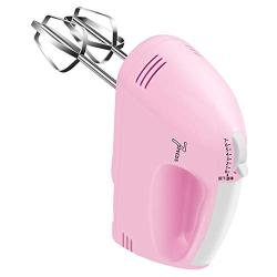 BINZHI Eggbeater Electric Household Mini Baking Tools High Power Hand-held Automatic Hair Cream Machine And Noodle Baking Mixer - Pink Kitchen gadget