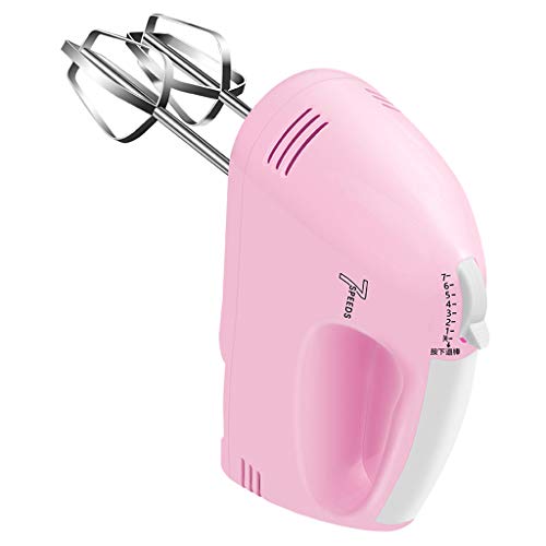BINZHI Eggbeater Electric Household Mini Baking Tools High Power Hand-held Automatic Hair Cream Machine And Noodle Baking Mixer - Pink Kitchen gadget