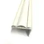 White Vinyl 1" Insert Molding Trim Screw Cover RV Camper Travel Trailer (White, 100 ft)